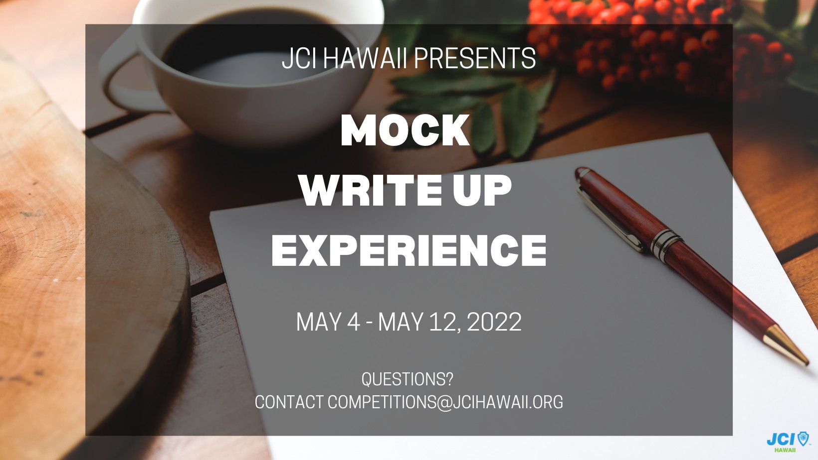 Mock Write Up Experience Flyer